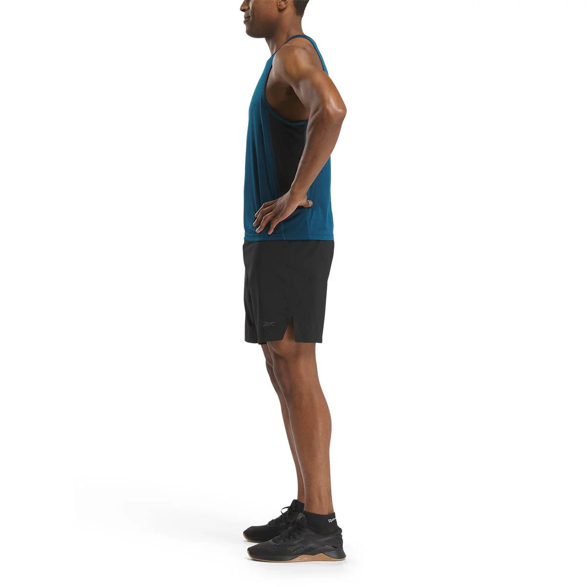 REEBOK Speedwick Singlet Men's Running Tank - Blue - L (US SIZE)