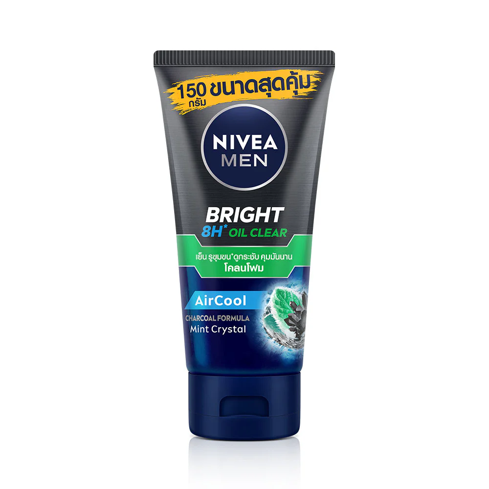 NIVEA Men Bright Oil Clear Mud Foam 150g