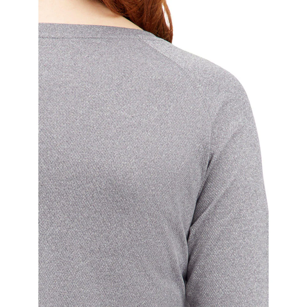 ENERGETICS Natalja Long Sleeve Women's Running T-Shirt - Grey - L (EU SIZE)