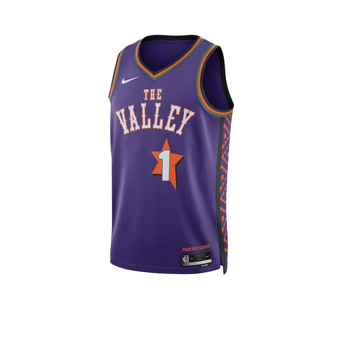 NIKE Men's Devin Booker Phoenix Suns City Edition 2024/25 Basketball Jersey - Purple - 2XL (US SIZE)