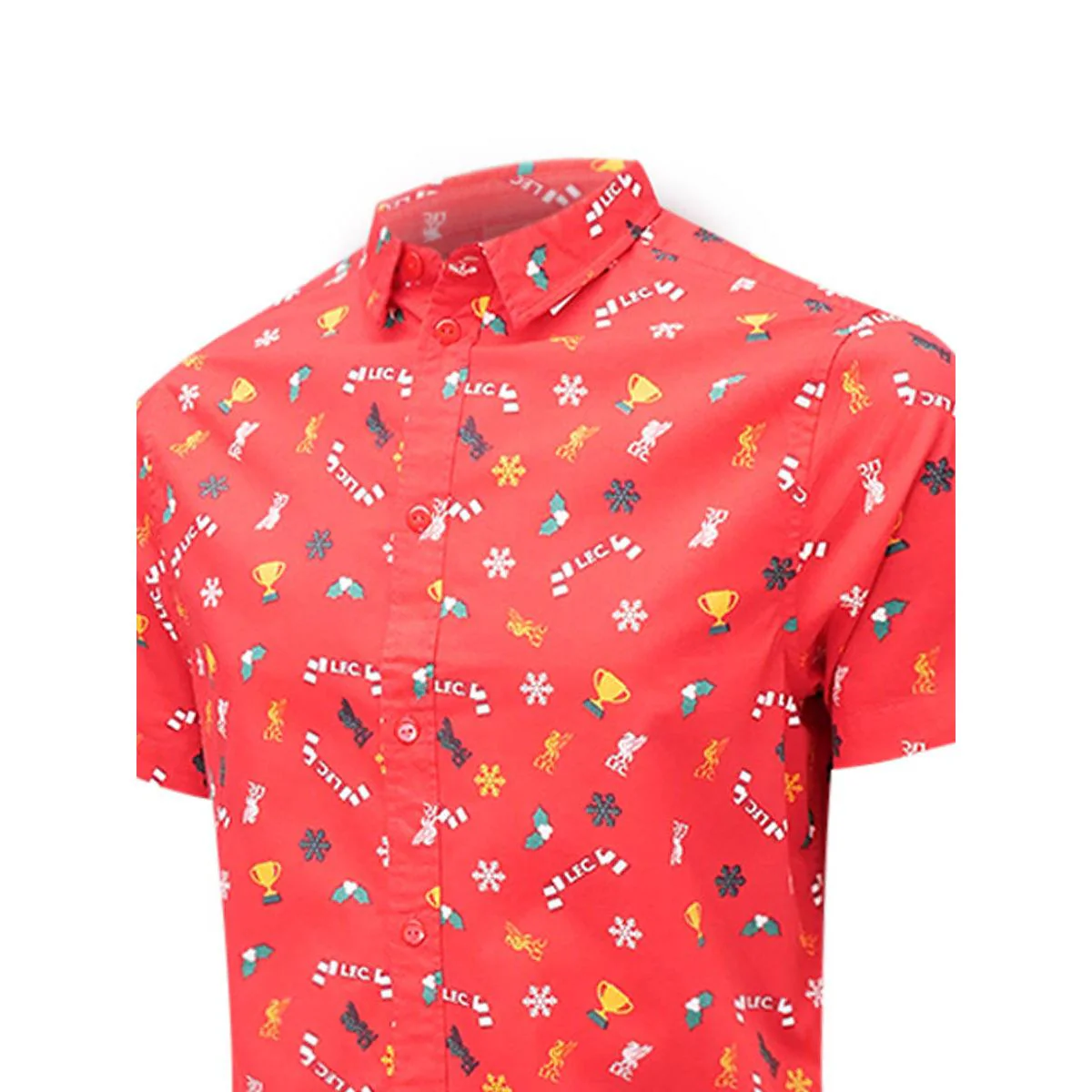 LFC Adult Holiday Men's Polo Shirt - Red - 2XL (US SIZE)