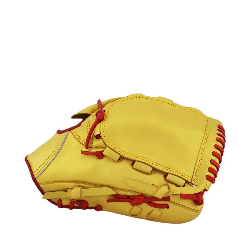 FBT Softball Gloves ถุงมือซอฟบอล Sealing 12 นิ้ว หนังแท้ Gold 74427 - Gold - One size