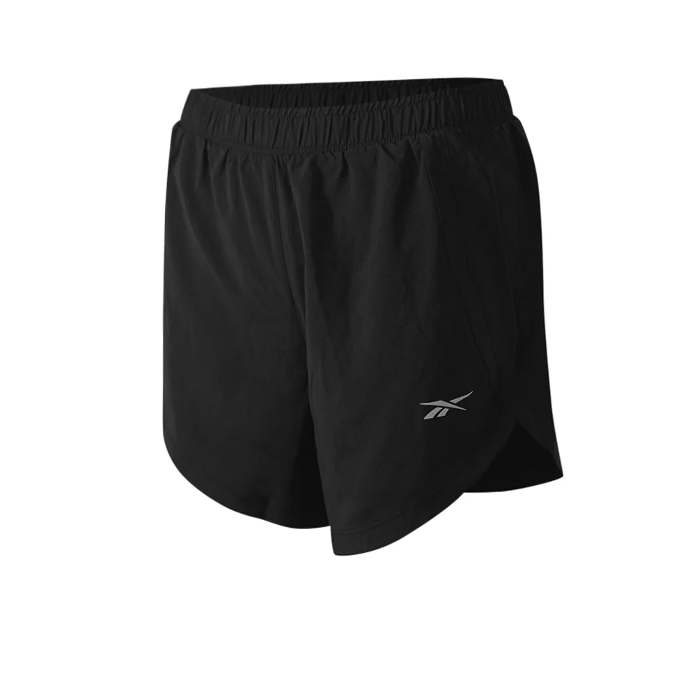 REEBOK Lux 6" Women's Running Shorts - Black - L (US SIZE)