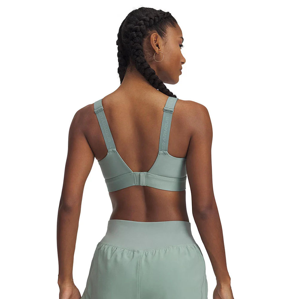 Женский спортивный топ Under Armour Infinity 2.0 High — цвет зеленый, размер L (американский размер)