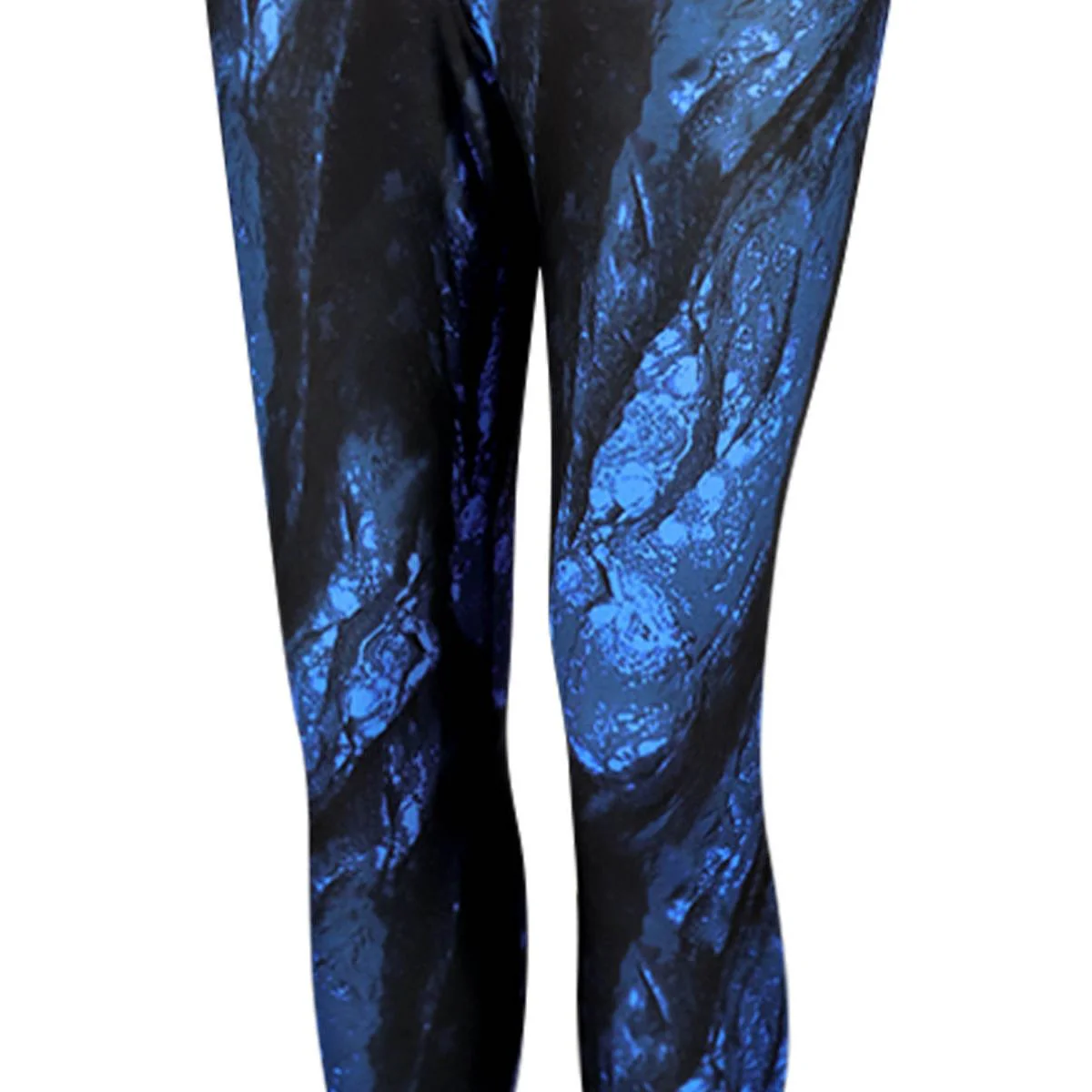 REEBOK Lux Bold Printed Women's Training Leggings - Black - L (US SIZE)