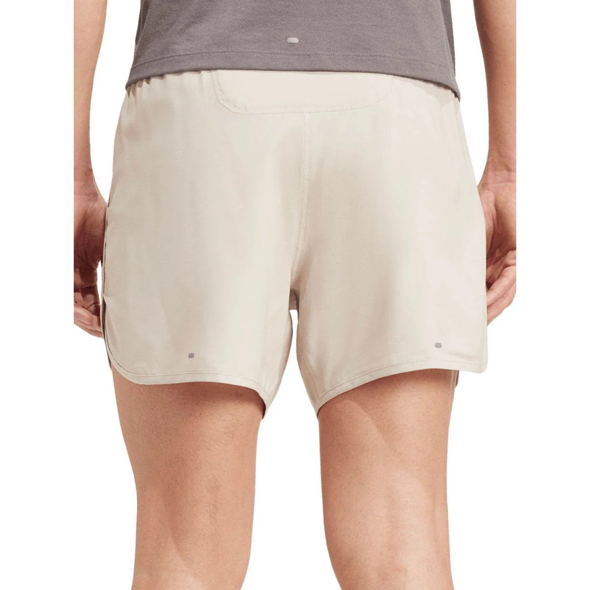 Мужские беговые шорты Adidas Own The Run 3-Stripes — цвет кремовый, размер 2XL (азиатский размер)