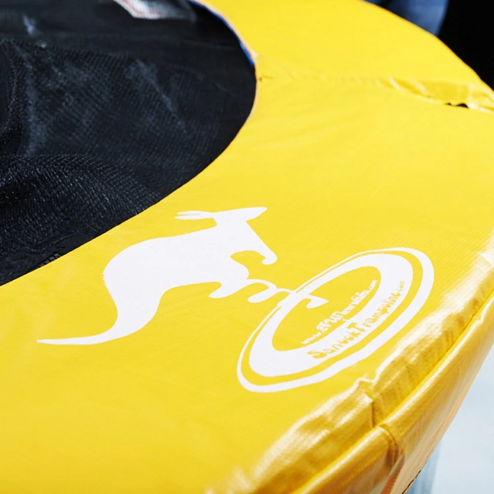 Sanook Trampoline แทรมโพลีนที่กระโดด รุ่นพรีเมียม ขนาด 10 ฟุต แถมฟรีแป้นบาส สีเหลือง - Yellow - One Size