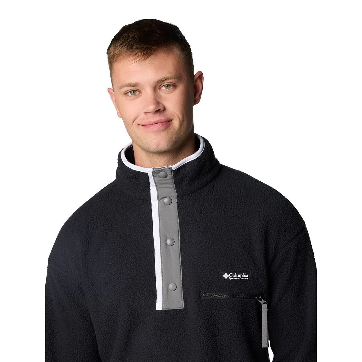 COLUMBIA Helvetia™ II Half Snap Men's Sweatshirt - Black - 2XL (US SIZE)
