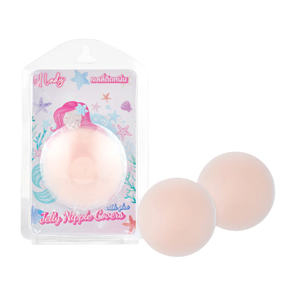 U Lady Jelly Nipple Covers With Glue 1Pair