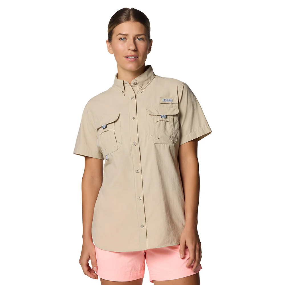 COLUMBIA PFG Bahama™ II Short Sleeve Women's Fishing Shirt - Beige - L (US SIZE)