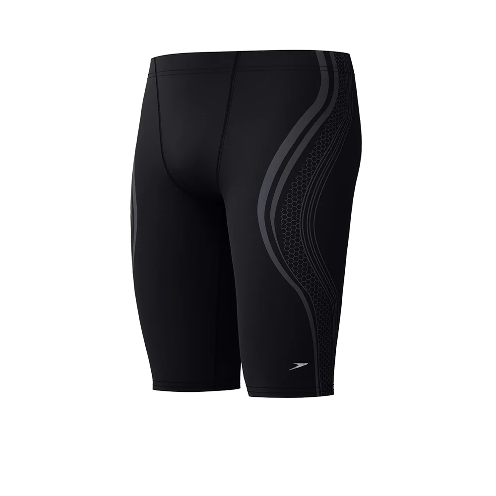 SPEEDO Printed Movement Jammer Men's Swim Shorts - Black - 30 INCHES