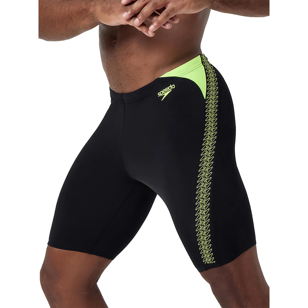 SPEEDO Hyperboom Splice Jammer Men's Swim Shorts - Black - 32 INCHES