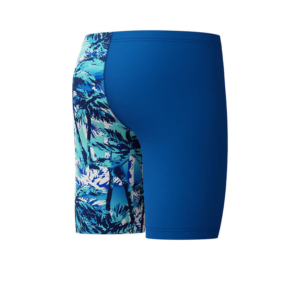 SPEEDO Digital Allover V-Cut Boys Swim Shorts - Blue - 11-12 YEARS