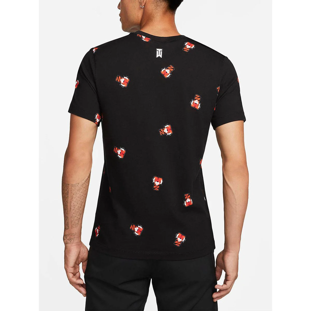 NIKE Tiger Woods "Frank" Men's Golf T-Shirt - Black - 2XL (US SIZE)