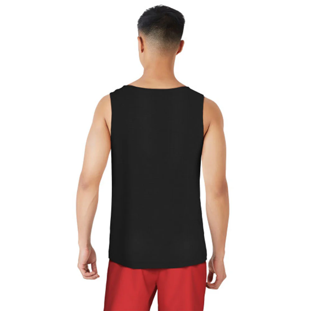 NIKE Mesh Men's Swim Tank - Black - L (US SIZE)