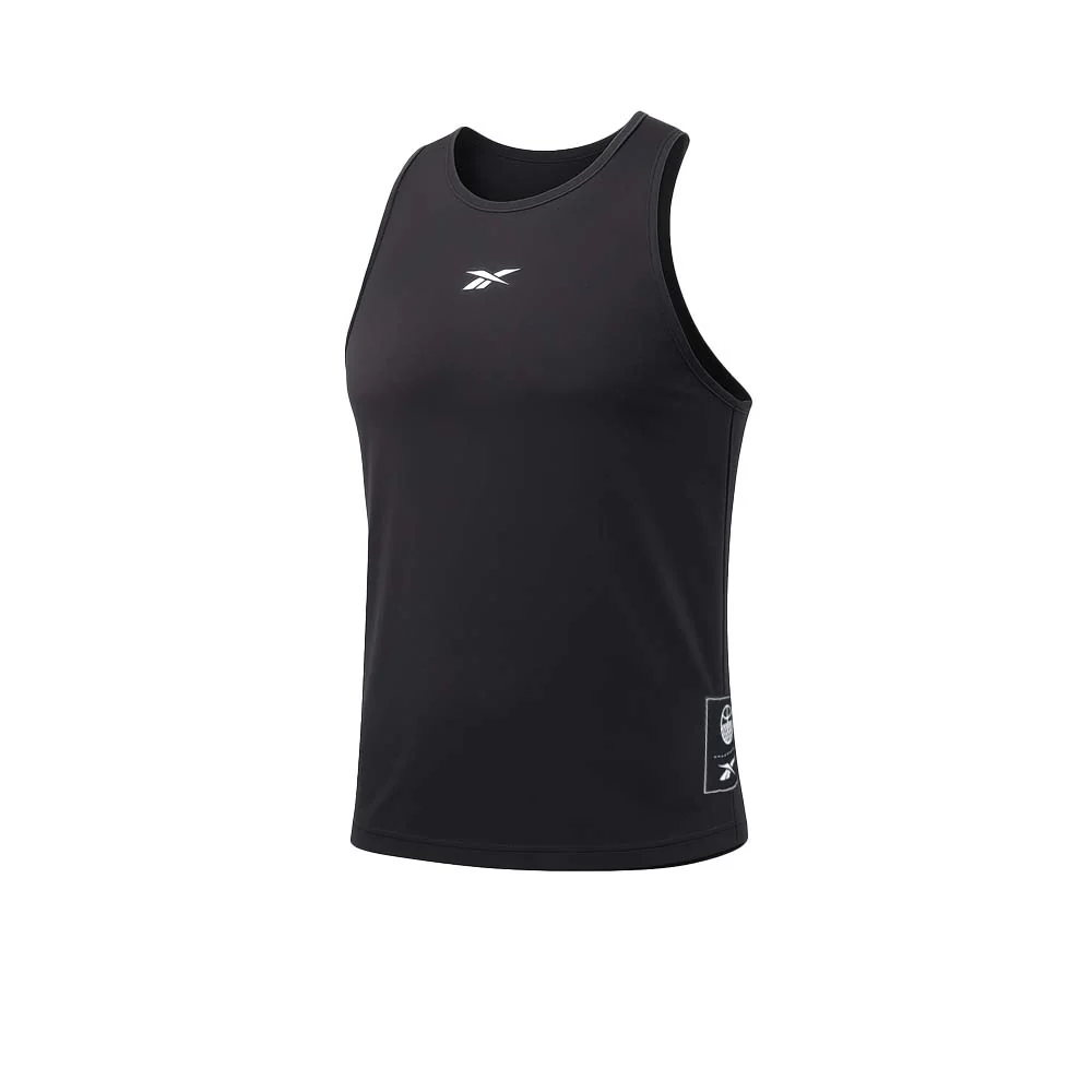 REEBOK ID Basketball Men's Training Tank - Black - L (US SIZE)