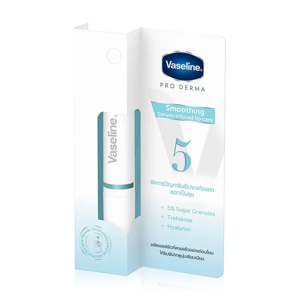 Vaseline Pro Derma Lip Care Smoothing Serum Infused No.5 1.8 г ( Expiration Date : 2026.07.29 ) — No.5