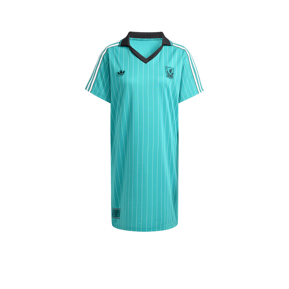 ADIDAS Liverpool FC Terrace Icons Women's Dress - Green - L (UK SIZE)