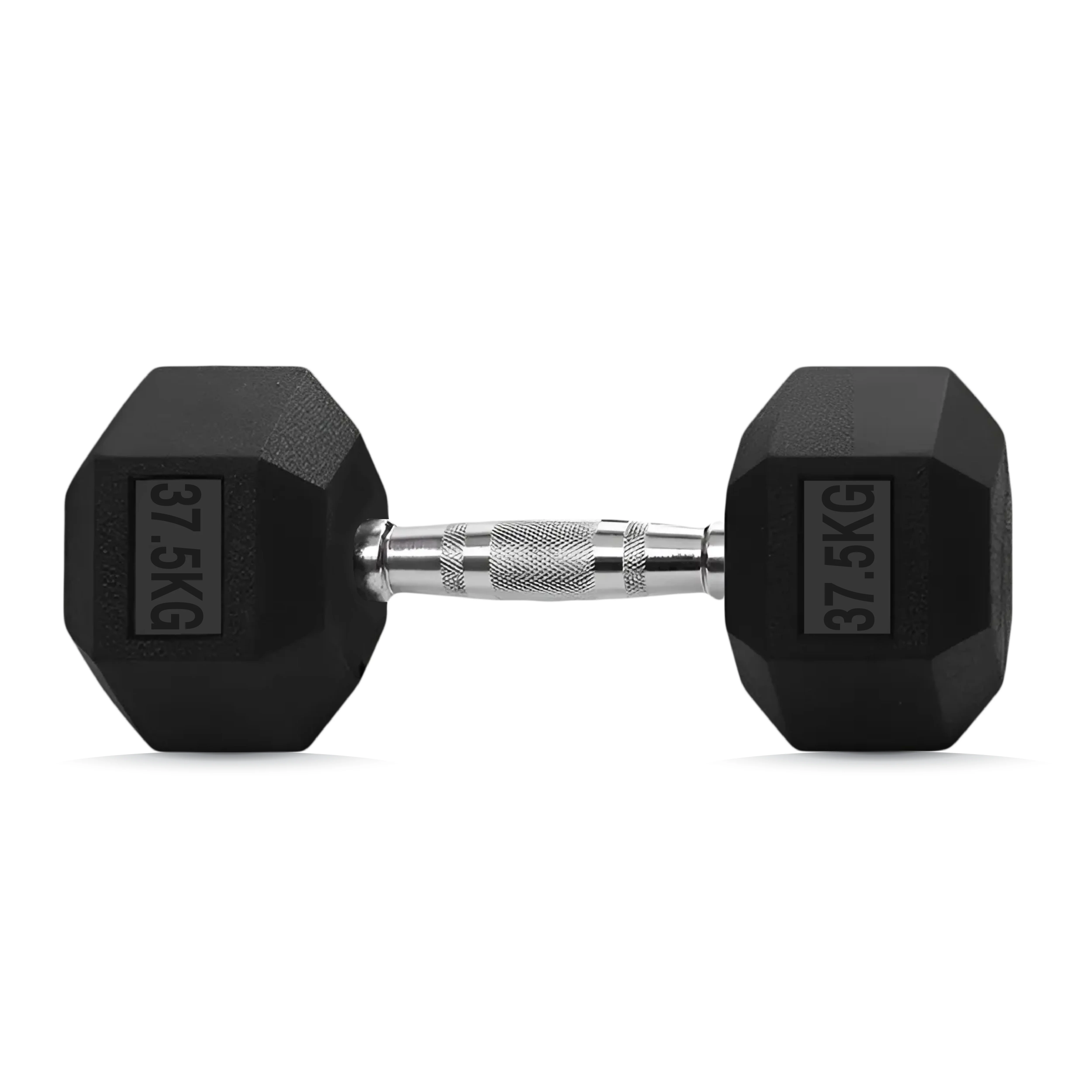 ดัมเบลยาง กลม 37.5 kg 1 คู่ - Homefittools - Black - 37.5 KG