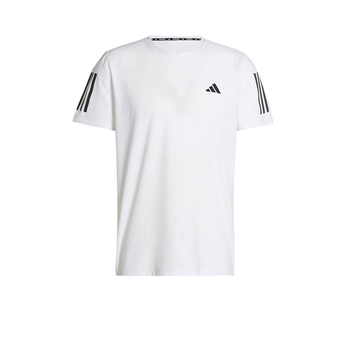 Мужская беговая футболка Adidas Own the Run — цвет белый, размер 2XL (азиатский размер)