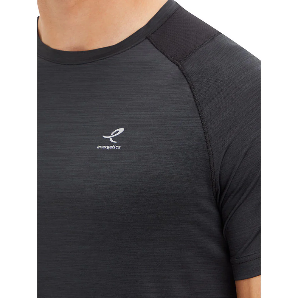 ENERGETICS Ailo Men's Running T-Shirt - Black - L (EU SIZE)