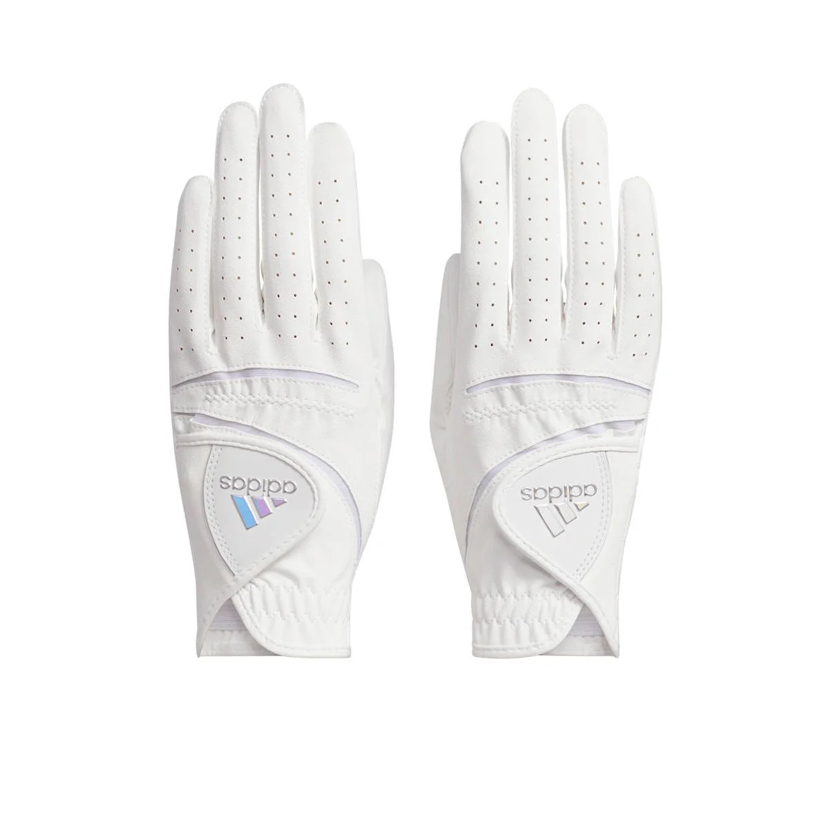 ADIDAS Light and Comfort Women's Golf Gloves - White - L (UK SIZE)
