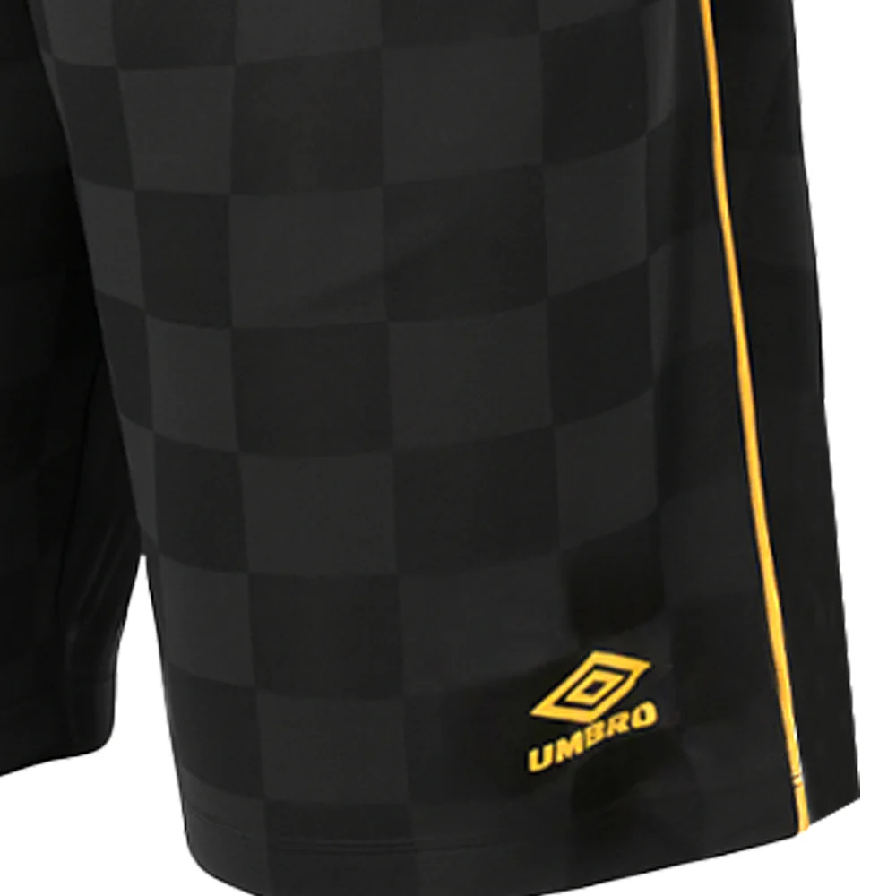 UMBRO Checkered Men's Football Shorts - Black - 2XL (US SIZE)