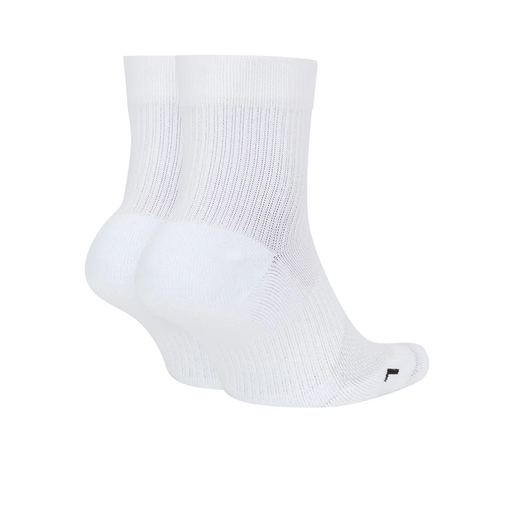 Носки унисекс Nike Court Multiplier Max Ankle Tennis (2 Pairs) — цвет белый, размер L (американский размер)