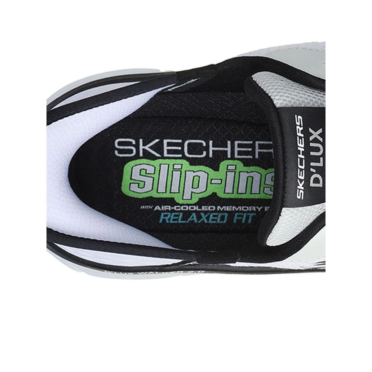 Skechers Slip-ins® Relaxed Fit®: D'Lux Walker 2.0 — цвет белый, размер US 10, Rezinate Men's Lifestyle Shoes