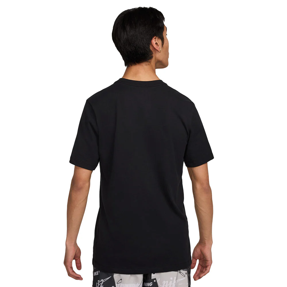 NIKE Dri-FIT Men's Running T-Shirt - Black - L (ASIAN SIZE)
