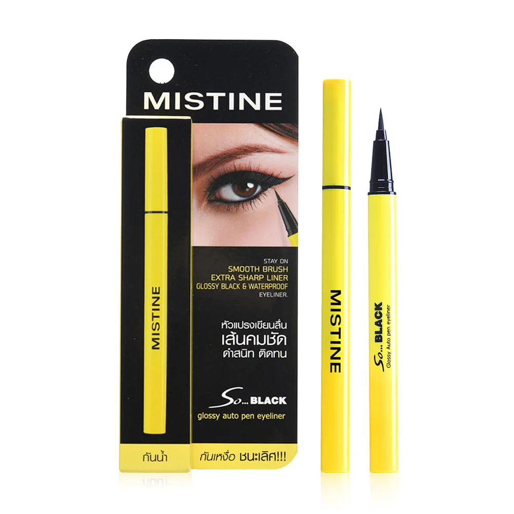 Подводка для глаз MISTINE So Black Glossy Auto Pen 1 г
