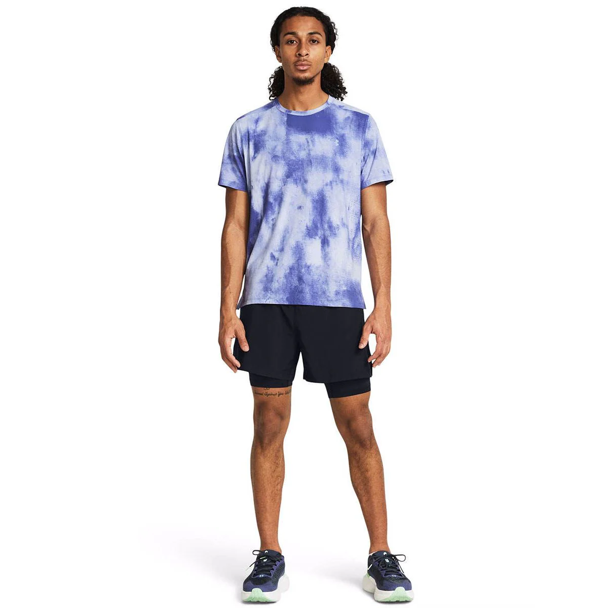 UNDER ARMOUR Launch 2-in-1 5" Men's Running Shorts - Black - L (US SIZE)