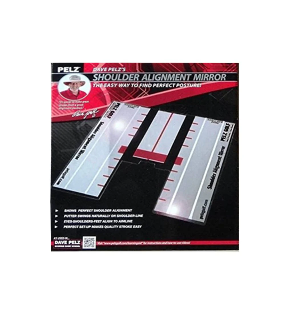 DAVE PELZ 232 Shoulder Alignment Mirror - Black - ONE SIZE