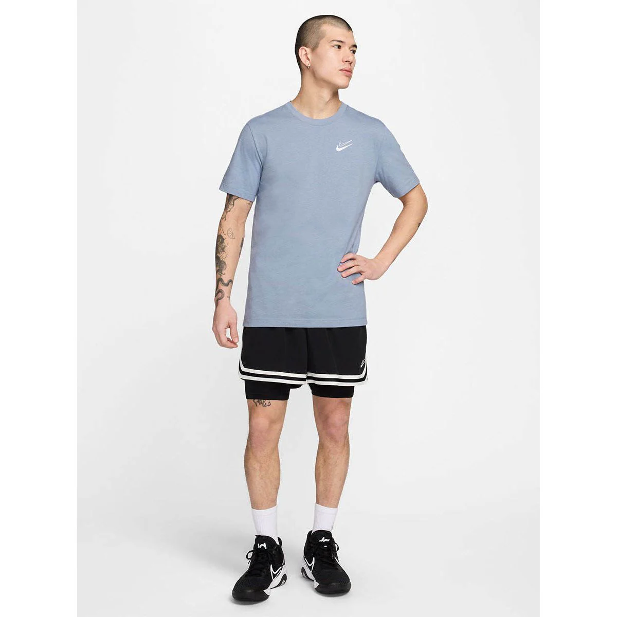 Мужская футболка Nike Kevin Durant Basketball — цвет серый, размер 2XL (азиатский размер)