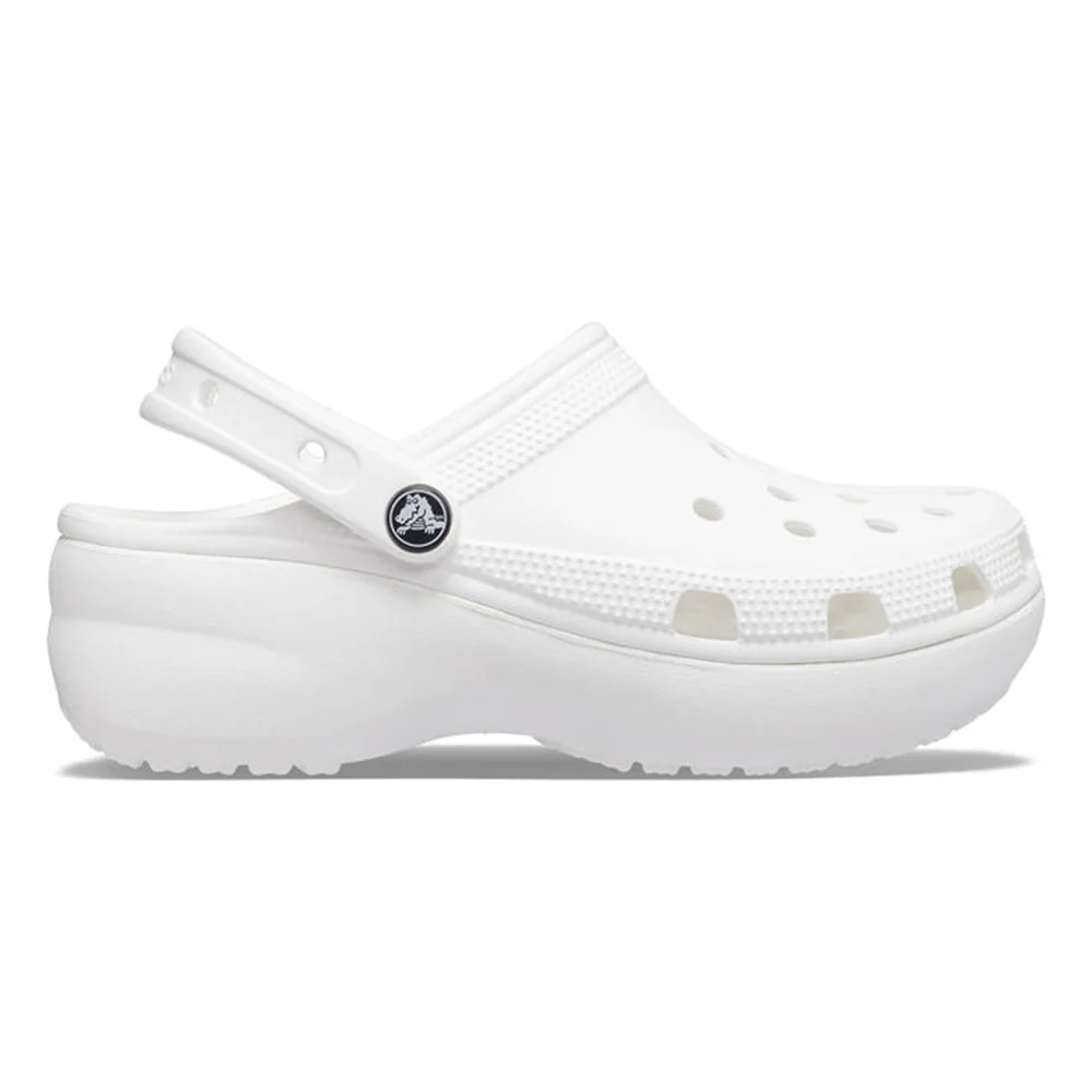 Женские сабо Crocs Classic Platform Clog — цвет белый, Us W10