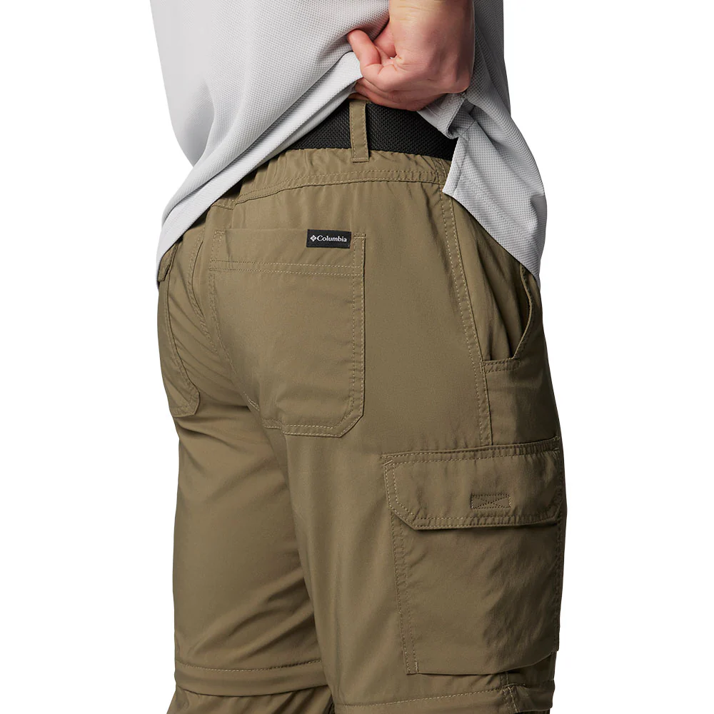 Мужские брюки Columbia Silver Ridge™ Utility Convertible Hiking — цвет зеленый, 30 Inches