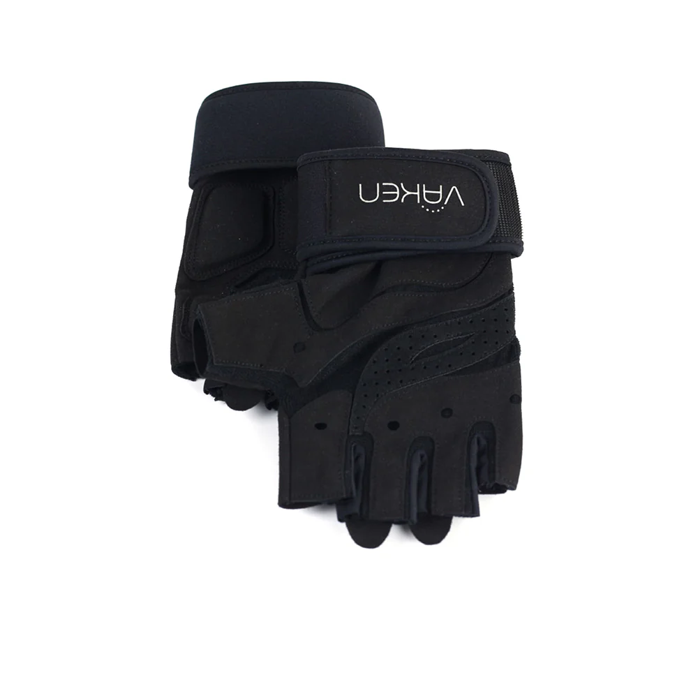 VAKEN Fitness Men's Training Gloves - Black - L (US SIZE)