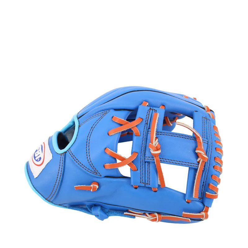 FBT Softball Gloves ถุงมือซอฟบอล I-Web 11.25 นิ้ว หนังแท้ Blue 74428 - Blue - One size