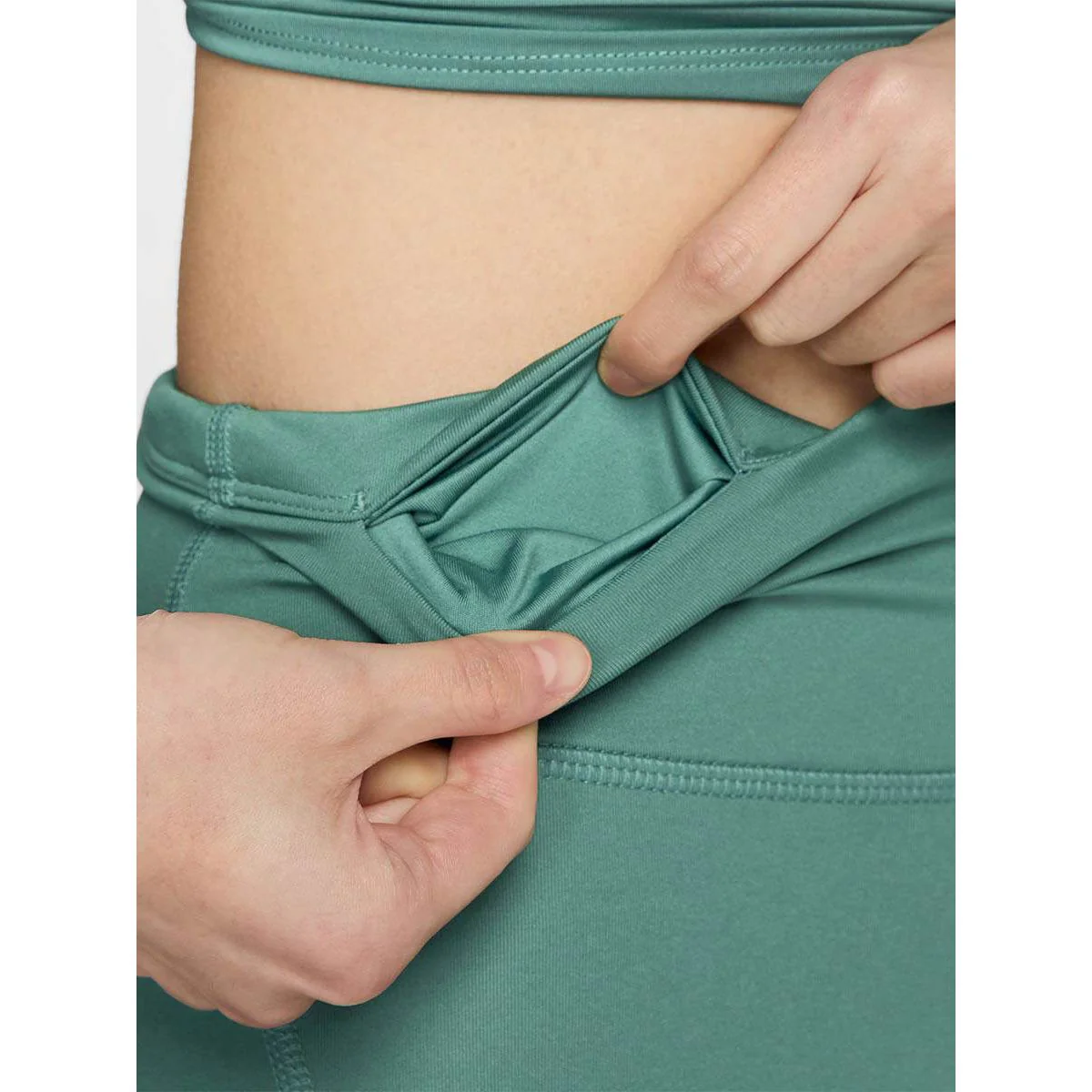 Женские брюки Nike Fast Running — цвет зеленый, размер L (азиатский размер)