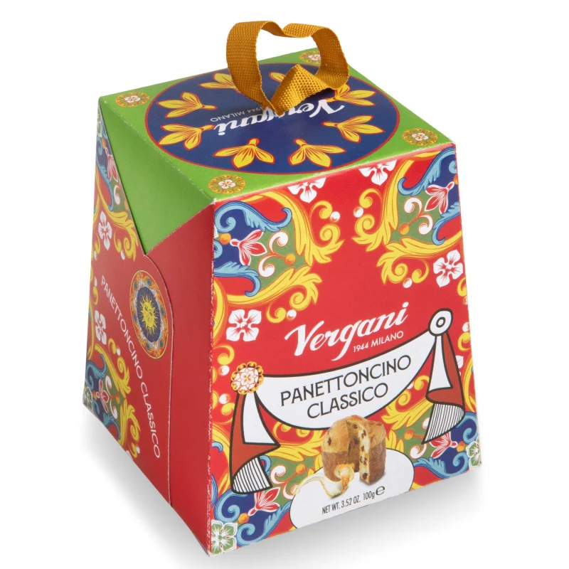 Gift Set เวอร์กานีพาเน็ตโตนชีโนคลาสซิโคขนมเค้กผสมลูกเกดและเปลือกส้มหวาน 100กรัม - Multi Color - ONE SIZE