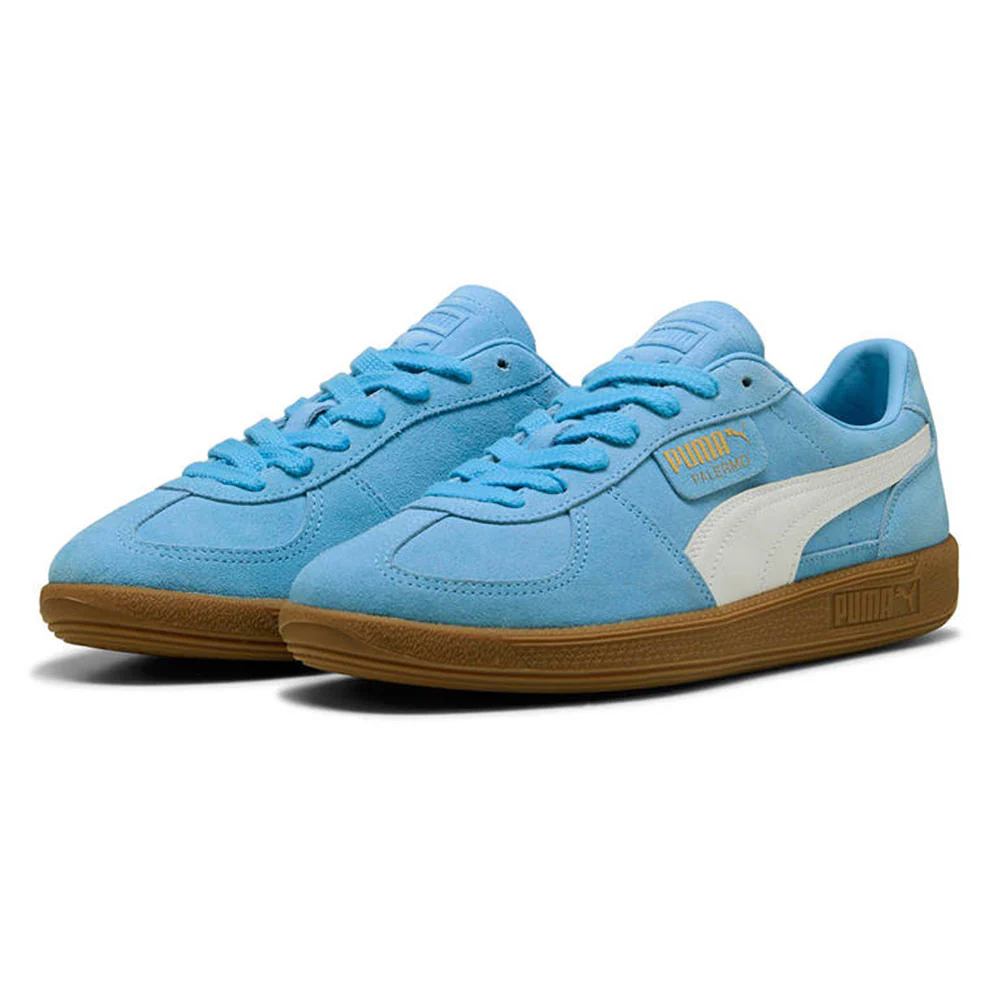 PUMA Palermo Unisex Lifestyle Shoes - Blue - UK 10