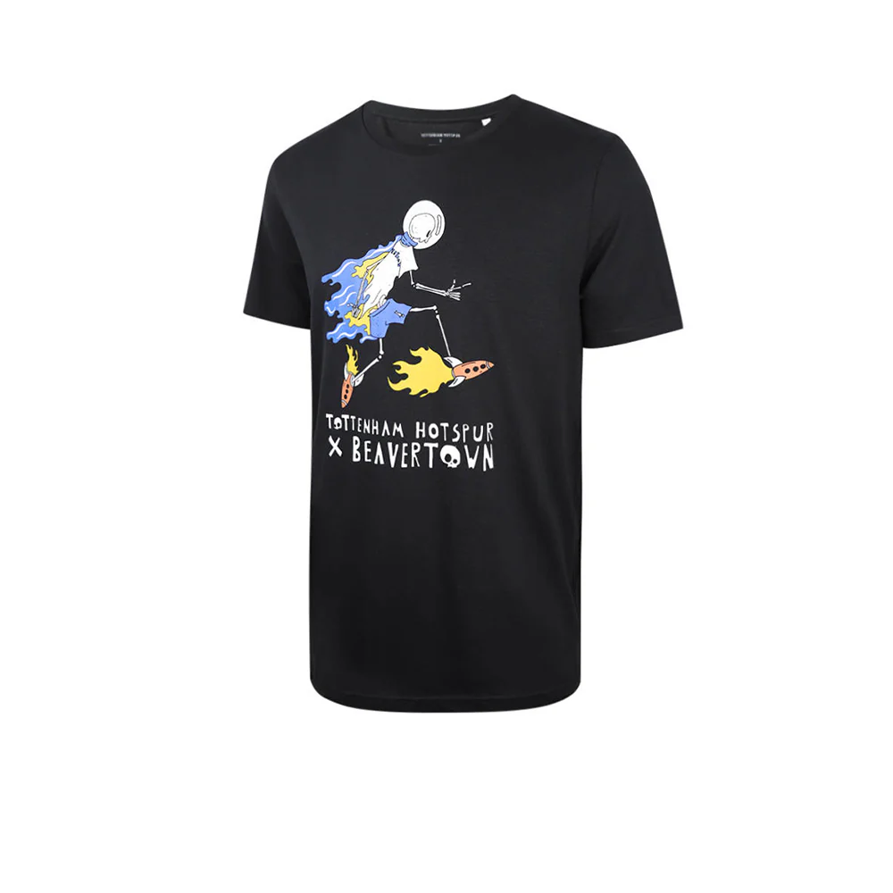 SPURS x Beavertown Rocketman Men's Football T-Shirt - Black - 2XL (UK SIZE)