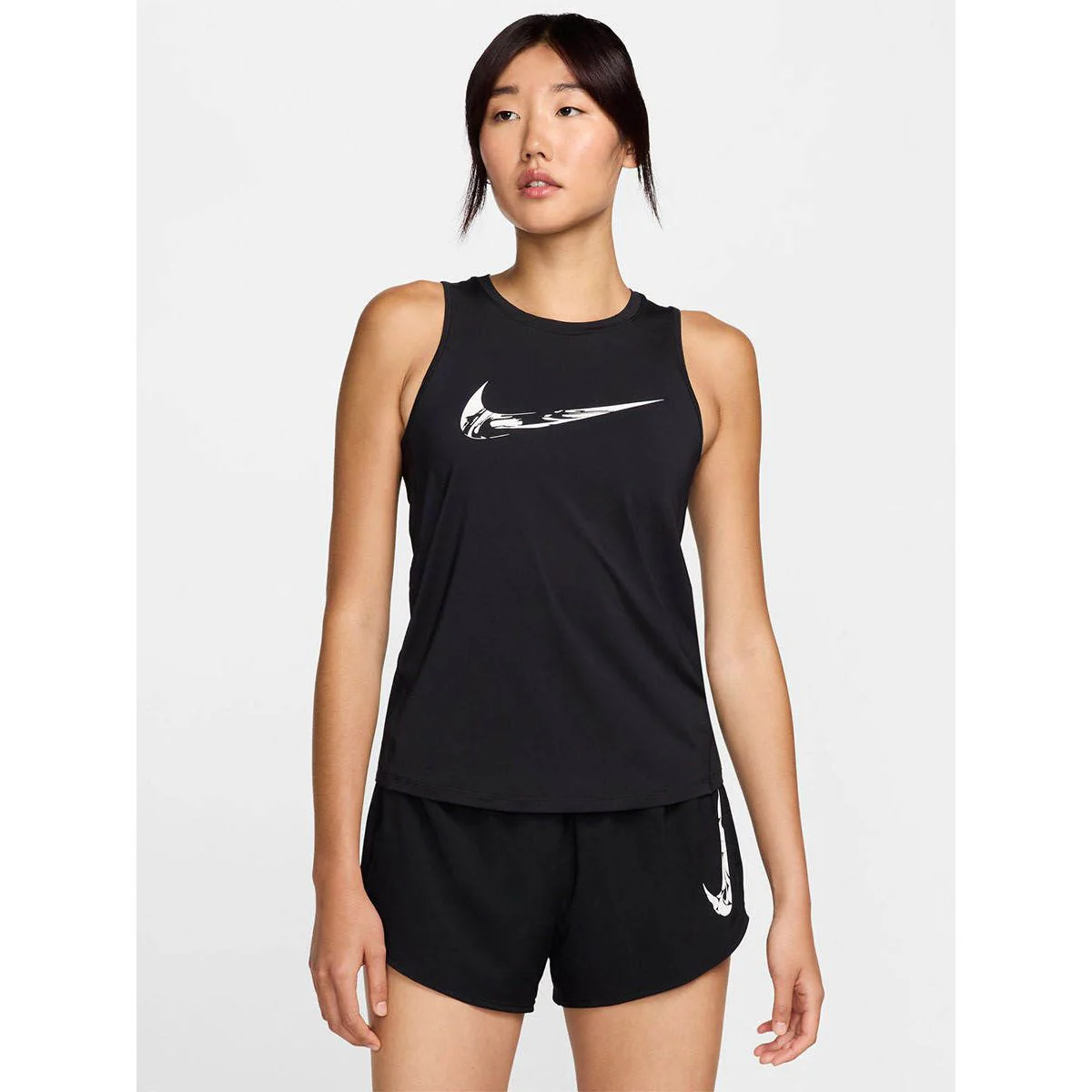 NIKE One Women's Running Tank - Black - L (US SIZE)