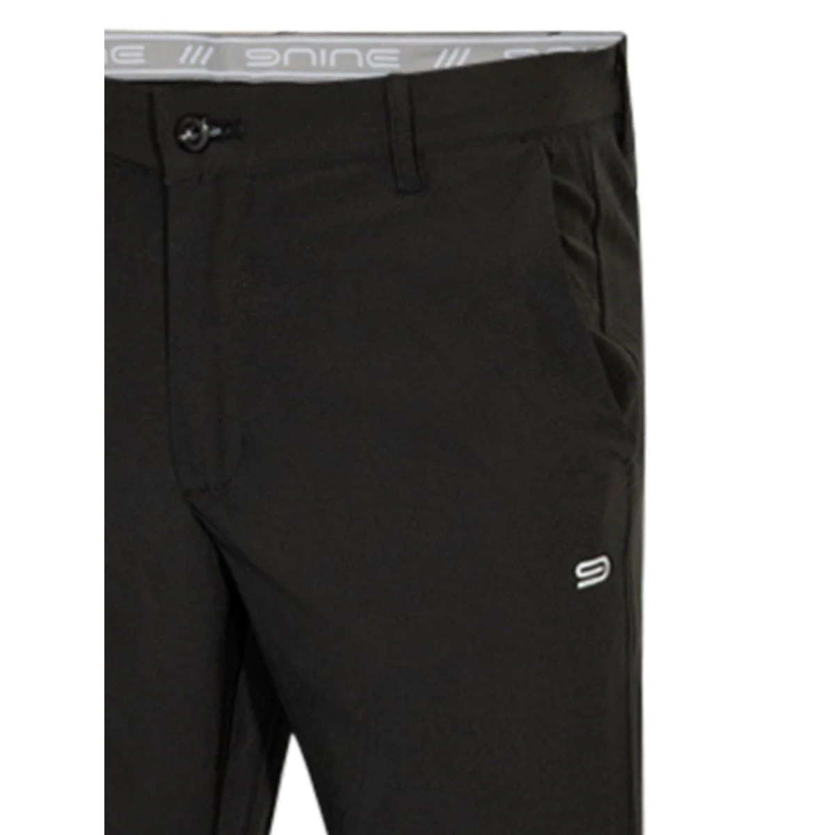 9NINE N24GOPAM04 Men's Golf Pants - Black - 2XL (US SIZE)