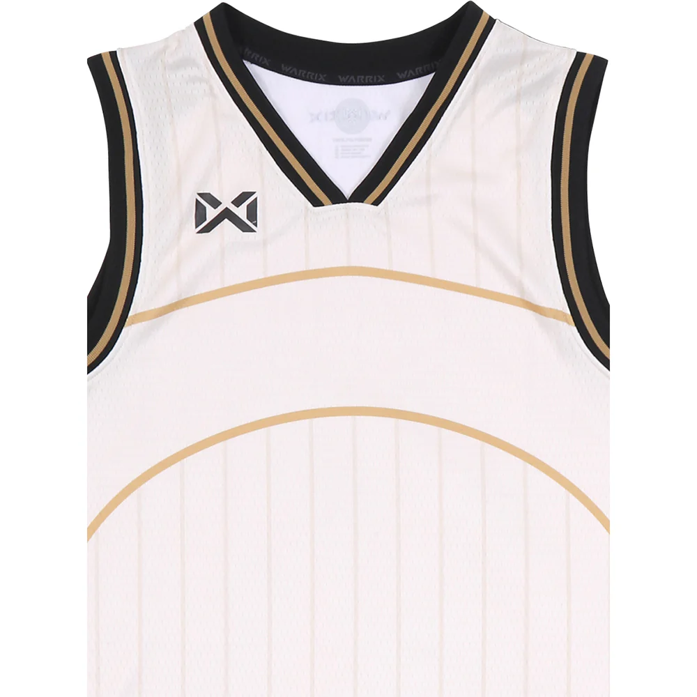 Джерси унисекс Warrix Next Move Basketball — цвет белый, размер 2L (американский размер)