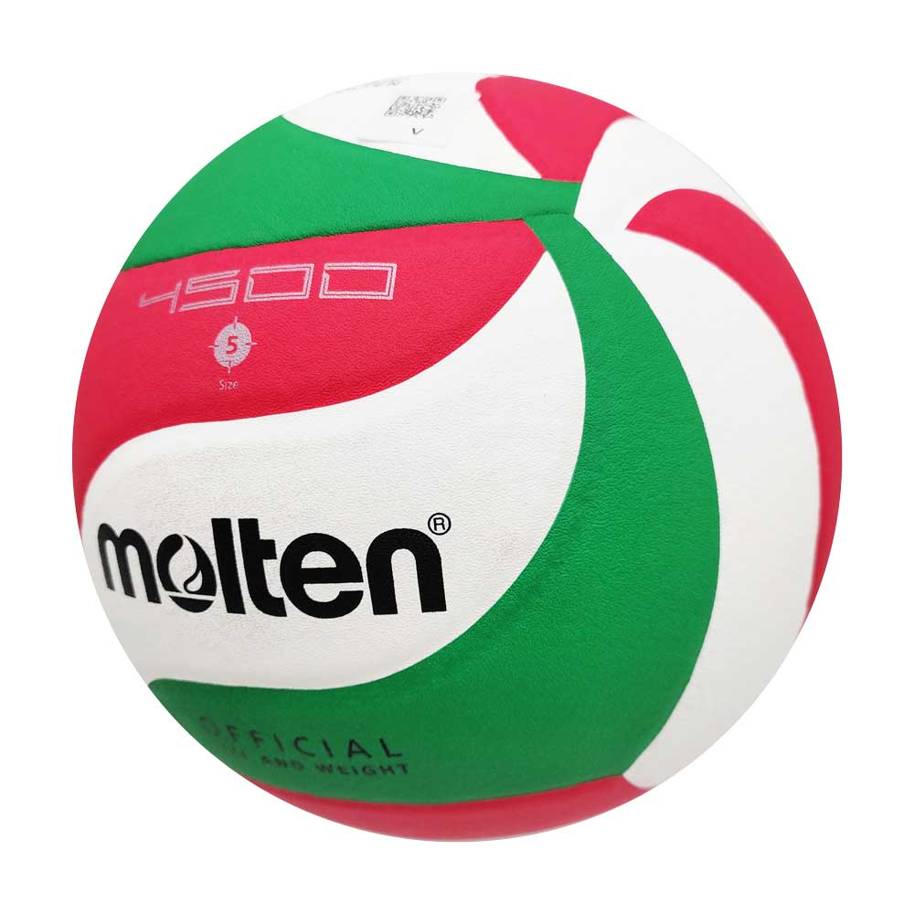 MOLTEN วอลเล่ย์บอล V5M4500 เบอร์ 5 สีขาว/แดง/เขียว - Multi color - BALL 5