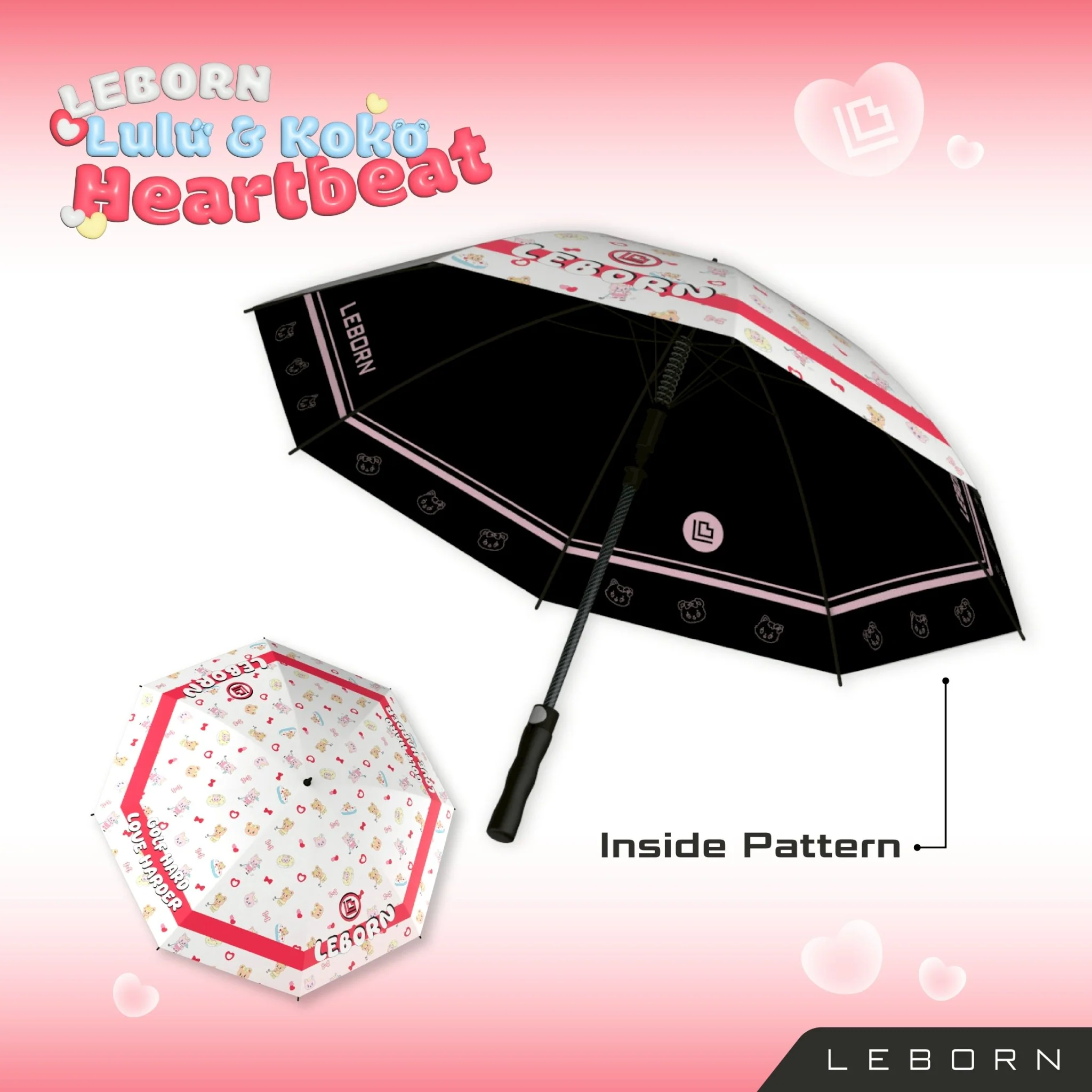 LEBORN ร่มกอล์ฟ MINI [30 นิ้ว] รุ่น Lulu&Koko - Multi color - 30 INCES - Dreamy Days