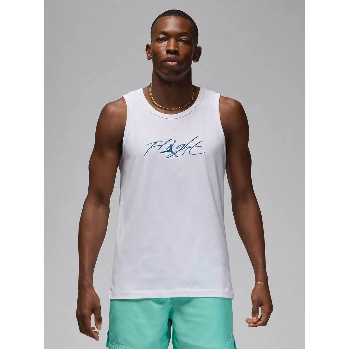 NIKE Jordan Flight Essentials Men's Basketball Tank - White - 2XL (US SIZE)