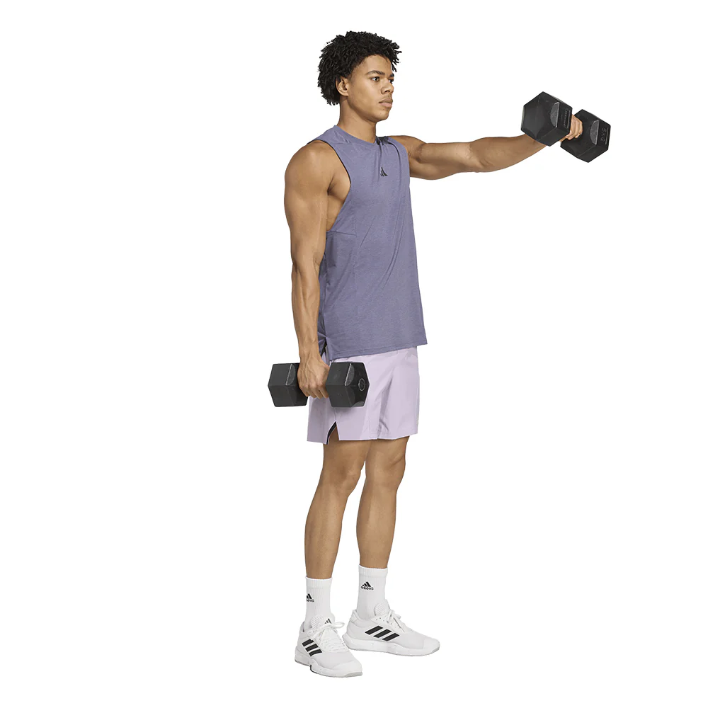 ADIDAS Designed for Training Workout Men's Training Tank - Purple - 2XL (ASIAN SIZE)