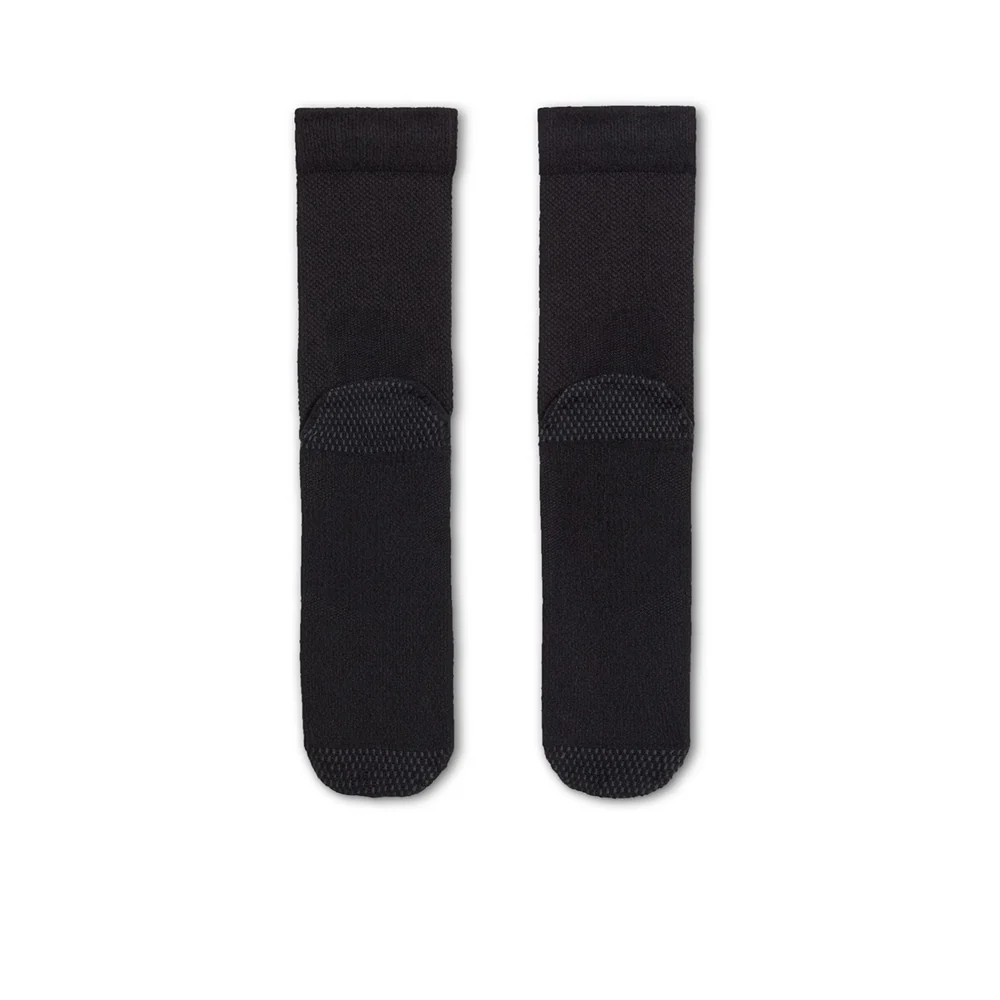 NIKE Running Lightweight Crew Unisex Socks (1 Pair) - Black - L (US SIZE)